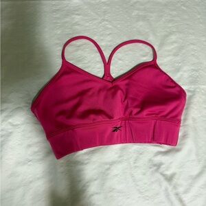 Reebok Women's Vibrant Pink Sports Bra